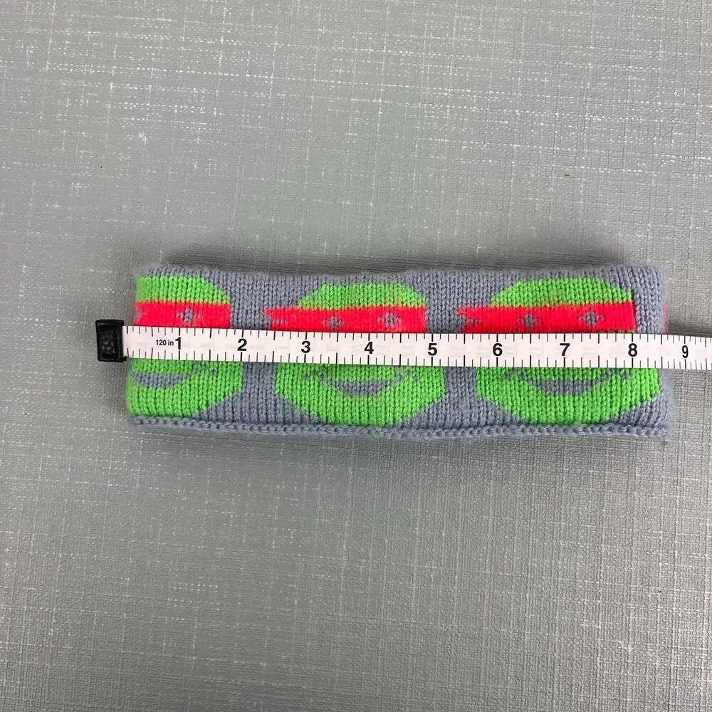 Vintage Ninja Turtle Knit Winter Ear Warmer Headband